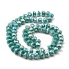 AB Color Plate Glass Beads Strands EGLA-P051-02A-B04-2