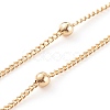 Brass Curb Chain Necklaces NJEW-JN03414-2