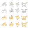 DICOSMETIC 32Pcs 8 Style 304 Stainless Steel Charms STAS-DC0009-29-1