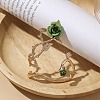 Alloy Rose Climber Wrap Around Stud Earrings for Women EJEW-A096-01D-5