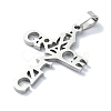 Non-Tarnish 304 Stainless Steel Pendants STAS-C097-14P-2