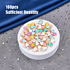 HOBBIESAY 100Pcs 10 Colors Alloy Enamel Charms ENAM-HY0001-07-3