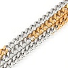 Two Tone 304 Stainless Steel Curb Chains CHS-B001-06-1