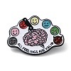 Brain with Word All Feeling Are Valid Enamel Pins JEWB-A016-03B-1