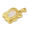 ABS Plastic Imitation Pearl Pendants STAS-H224-02G-2