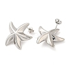 Non-Tarnish 304 Stainless Steel Stud Earrings for Women EJEW-G364-13P-2