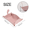 Leather Cartoon Cat Shape Cosmetics Jewelry Plate FIND-WH0152-14B-2