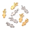 Unicraftale 16Pcs 4 Style 201 Stainless Steel Pendants STAS-UN0034-32-2