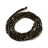 Natural Golden Sheen Obsidian Beads Strands G-D467-A15-2