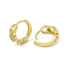 Rack Plating Brass Clear Cubic Zirconia Hoop Earrings for Women EJEW-M213-32G-2