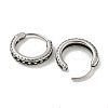 316 Surgical Stainless Steel Hoop Earrings EJEW-D096-23K-AS-2