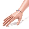 Natural Quartz Crystal & Resin Evil Eye Beaded Bracelet and Necklace SJEW-JS01253-3