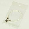 PU Leather Braided Charm Bracelets BJEW-JB00785-01-3