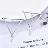 Alloy Hollow Geometric Hair Pin PHAR-N005-015P-4