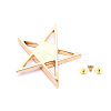 Zinc Alloy Star Rivets PALLOY-WH0071-51-1