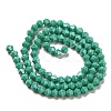 Opaque Solid Color Electroplate Glass Beads Strands GLAA-F029-P4mm-C07-2