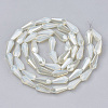 Electroplate Glass Beads Strands X-EGLA-T008-12M-2