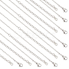  20Pcs 304 Stainless Steel Cable Chains Necklaces Ser for Men Women NJEW-NB0001-08-1