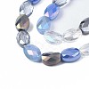 Electroplate Glass Beads Strands EGLA-S194-17C-3