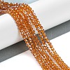 Electroplate Glass Beads Strands EGLA-A034-T1mm-A19-3