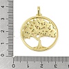 Brass Micro Pave Cubic Zirconia Pendants KK-E111-11G-3