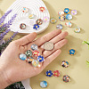 48Pcs 12 Styles Translucent Resin Cabochons RESI-TA0001-44-14