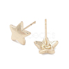 Star Alloy Studs Earrings for Women EJEW-H309-06KCG-2