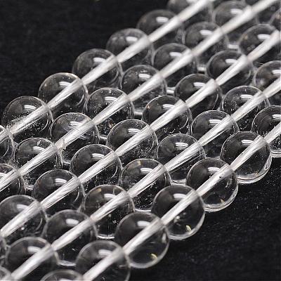 Natural Quartz Crystal Beads Strands G-D840-61-8mm-1