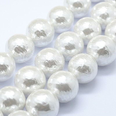 Shell Pearl Beads Strands BSHE-K053-02-12mm-1