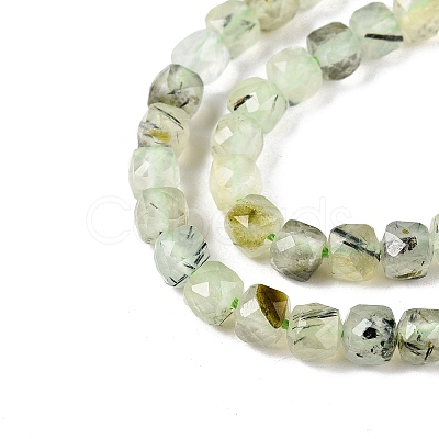 Natural Prehnite Beads Strands G-N342-124-1