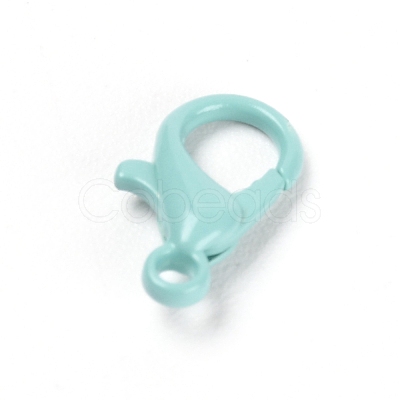 Baking Painted Alloy Lobster Claw Clasps PALLOY-TAC0001-03I-1