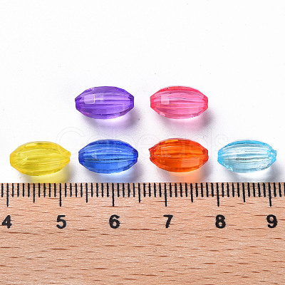 Transparent Acrylic Beads TACR-S154-30B-1