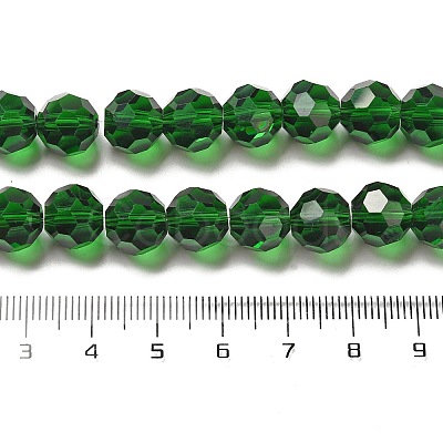 Transparent Glass Beads EGLA-A035-T10mm-D10-1