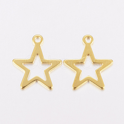 201 Stainless Steel Charms X-STAS-F162-13G-1