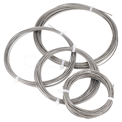 BENECREAT 4Roll 304 Stainless Steel Wire TWIR-BC0001-39-1