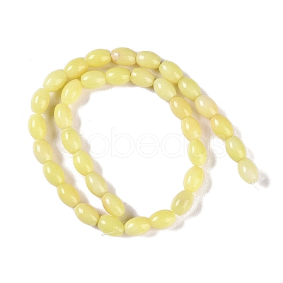 Natural Yellow Jade Beads Strands G-K362-I10-05-1