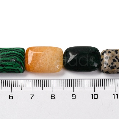 Natural & Synthetic Mixed Stone Beads Strands G-T047-B14-01-1