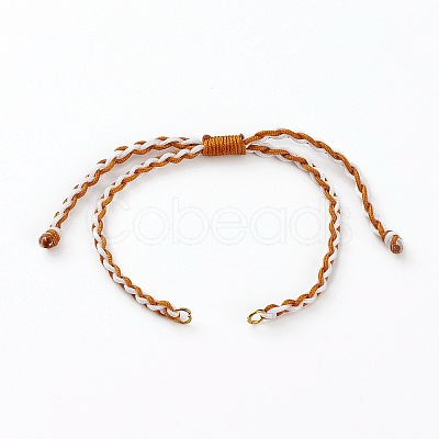 Adjustable Nylon Braided Cord Bracelet Making AJEW-JB00874-02-1