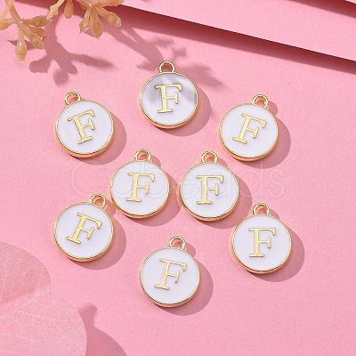 Golden Plated Alloy Charms X-ENAM-S118-01F-1