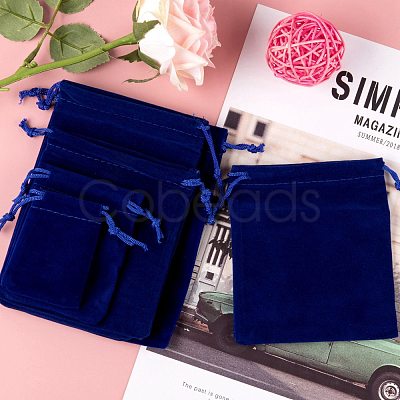 5 Style Rectangle Velvet Pouches TP-LS0001-01E-1