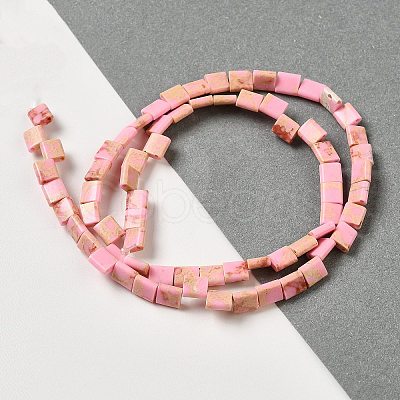 Synthetic Imperial Jasper Beads Strands G-F762-A08-01-1