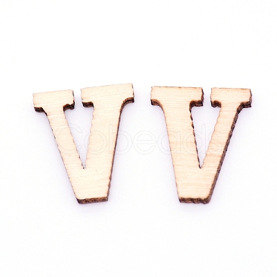 Chinese Cherry Wood Letter A~Z DIY-WH0204-90-1