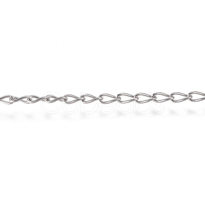 Tarnish Resistant 304 Stainless Steel Chain CHS-G017-02P-1