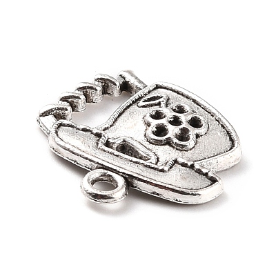 Tibetan Style Alloy Telephone Charms X-FIND-Z003-01AS-1