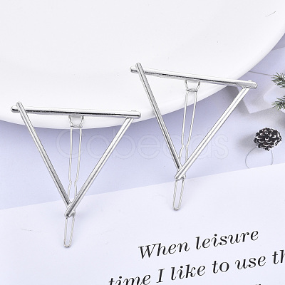 Alloy Hollow Geometric Hair Pin PHAR-N005-015P-1