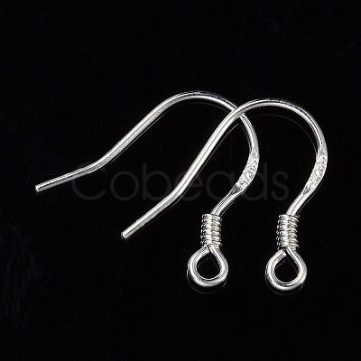 925 Sterling Silver Earring Hooks STER-P032-03S-1