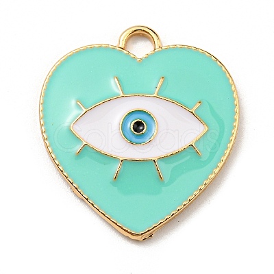 Alloy Enamel Pendants ENAM-D061-01G-03-1