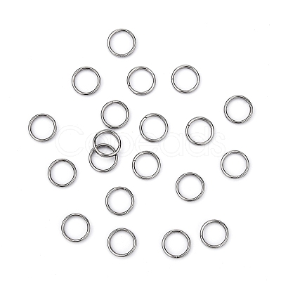 Tarnish Resistant 304 Stainless Steel Split Rings STAS-E010-6x1mm-2-1