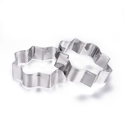 Tarnish Resistant 304 Stainless Steel Cookie Cutters DIY-E012-42-1