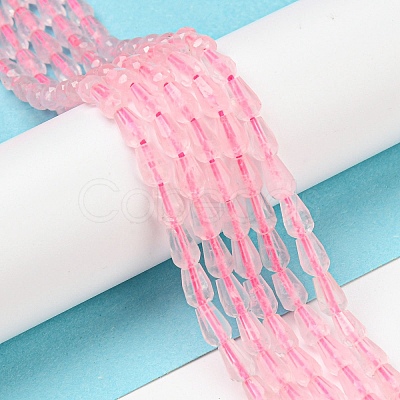 Natural Rose Quartz Beads Strands G-C080-B02-01-1